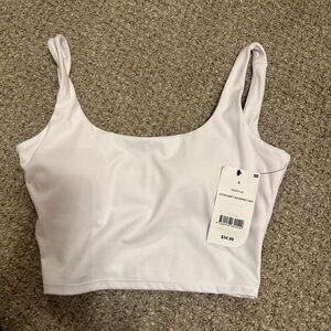 Cotton On Light Cream Crop Top